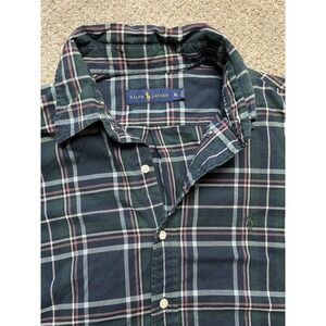 Polo Ralph Lauren Men's Button Up Dress Shirt Multicolor Plaid Extra Large/XL